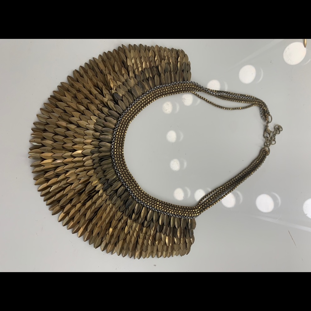 gold necklace